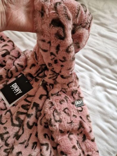 BNWT DKNY baby girl all in one pink snow suit