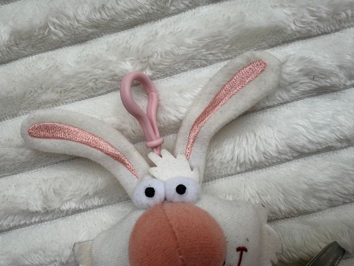Nature Cat Daisy Rabbit Plush Dirty Keychain TOMY Please look at the pictures