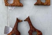 wooden animal napkin ring's