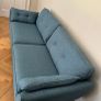 French Connection DFS Zinc Teal 4 Seater sofa Image 2