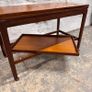 Mid Century Rosewood Extending Coffee Table with Under Tray Image 8
