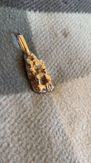 Gold Nugget Pendant 9crt