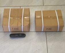 2xbrand new sets of hex dumbbells