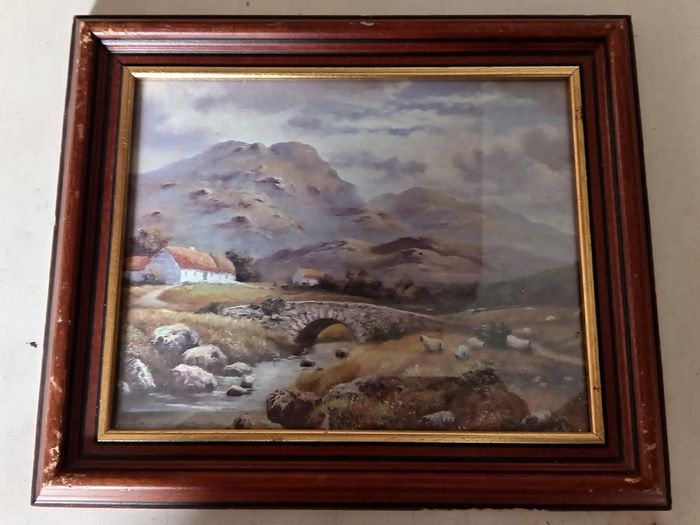Three Vintage Country Scene Pictures