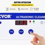 NEW SALE | 0.8L Ultrasonic Cleaners Digital Heater Timer for Cleaning Jewelry Cleaning Eyeglass 35W Stainless steel for Commercial Personal Home Use Image 5