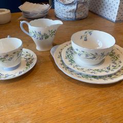 Vintage Shelley Harebell Tea Service for 6