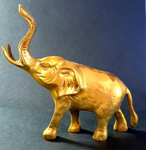 Vintage Brass Elephant