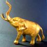 Vintage Brass Elephant Image 8