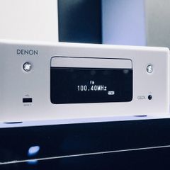 Denon RCD-N10 Network CD Receiver White Hi-Res Audio Amplifier White