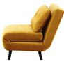 Mustard yellow sofa bed Image 6