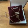 9ct SOLID Gold Padlock Pendant And 9ct Lovely ROSE GOLD  Chain. ( Bargain At This Price.) Image 4