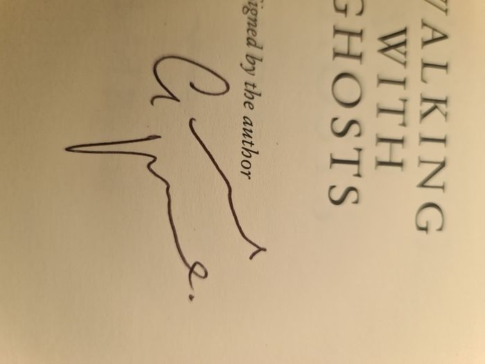 Gabriel Byrne signed book
