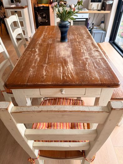 Strawbridge solid wood dining table set