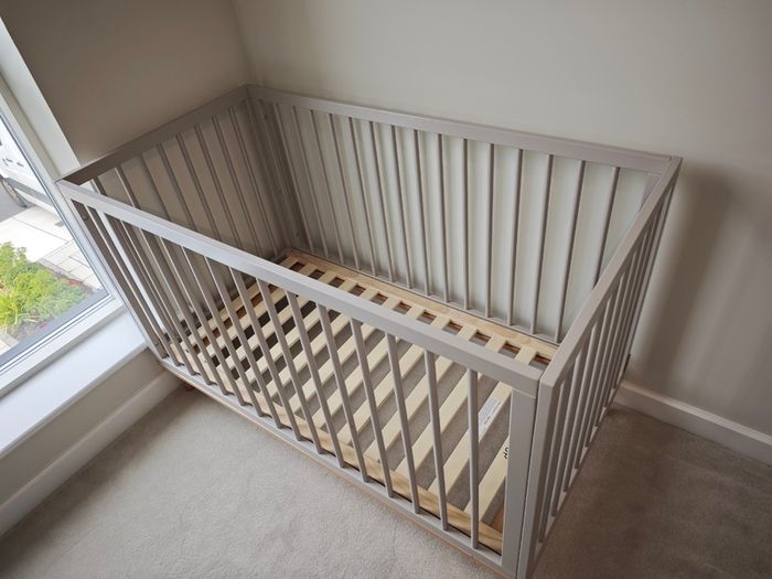 Baby Elegance Ollie Cot & Eco Mattress 120 x 60 cm