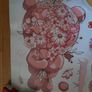 Pink Teddy stickers for wall Image 2
