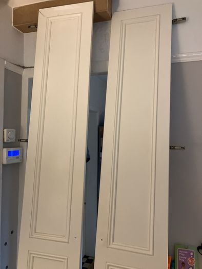 X2 tall narrow wardrobe/cupboard doors