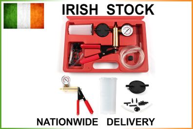 Brand New Hand Held Vacuum Tester and Pump Brake Bleeder Kit Cars Motorcycles Bicycles
