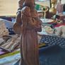 Beautiful Old Large Statue St. Anthony of Padua Holding the Child Jesus. St. Anthony is recognized as the Patron Saint of Lost Things and Desperate Situations, Similar figurines are crafted in Italy or the Valgardena region, Postage Available or collectio Image 2