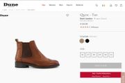 Ladies Tan Leather Chelsea boots