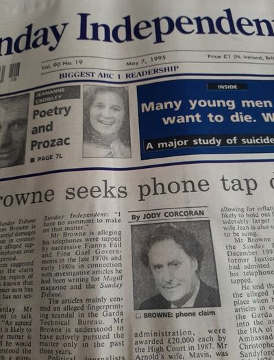 Vintage Sunday Independent 1995