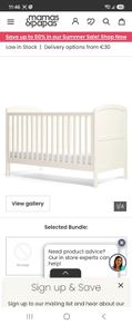 Mamas and Papas Dover Cot Bed