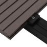 WPC Solid Decking Boards with Accessories Dark Brown, Light Brown & Grey Image 4