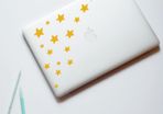 Star Laptop Sticker, MacBook decal, Laptop Decal, Computer Decal