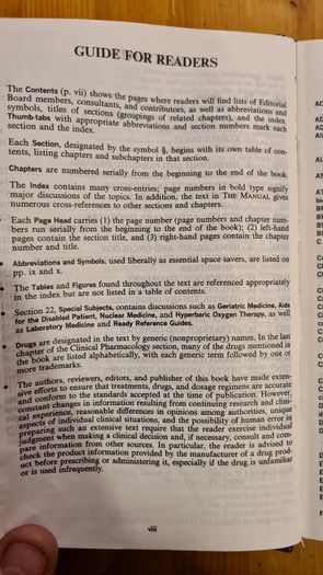 1987. The Merck Manual Fifteenth Edition. Medical. Hardback. In Good Condition