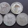 Great Britain. George V. 7 Silver coins@6 pence. Run of the years (1920-1927) Image 3