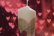 Valentines day wedding day mother's day birthday decorative candle gift