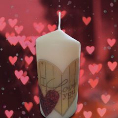Valentines day wedding day mother's day birthday decorative candle gift
