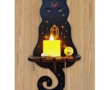 Witchy Cat House Decoration - excellent gift idea