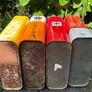 4 x Vintage 2L Oil Tins Image 9