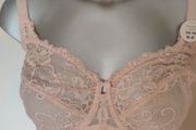 BNWT Nude lace none padded underwired Dunnes bra cup34E Postage included