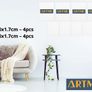 Pre-Stretched Canvas 8pcs - 24x30CM-4pk & 30x40CM-4pk -Assorted Artist Framed Canvas/ 280GSM/100% Cotton/Blank/Triple Primed/Acid Free/Medium Grain/ 1.7cm - Acrylic/Oil (FREE POSTAGE) Image 6