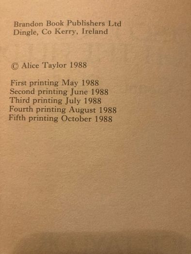 Vintage "To School Through The Fields" by Alice Taylor