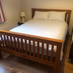Wooden bed frame