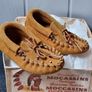 Collectible Vintage Genuine Indian Baby Moccasins Image 2