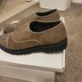 shoes Bnwt size 40 suede slip on flats with embellished toe mink suede effect Carolina boix brand Image 4
