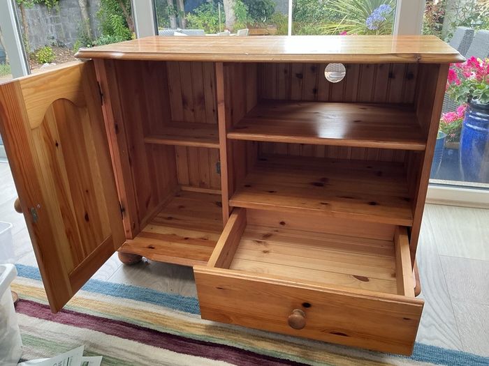 Solid Pine TV unit