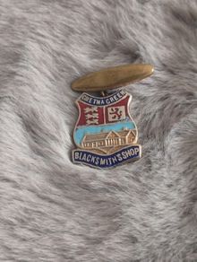 clothes pin badge vintage
