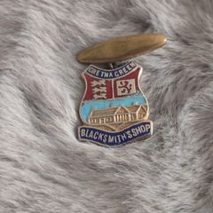 clothes pin badge vintage