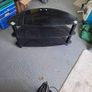 Black glass TV stand. Image 2