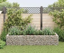 Gabion Raised Bed Steel 270x90x50 cm