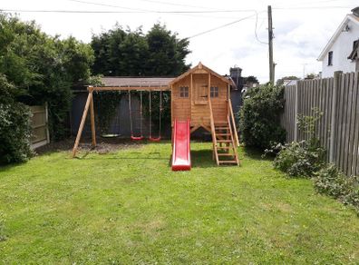 Tree house and swings brand new made to order