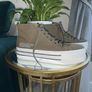 Ladies Khaki Green & White Retro Trainers from Stradivarius Size UK 5 / EU 38 Image 5