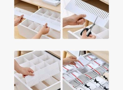 5pcs Adjustable Drawer Divider - New