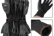 20pcs / 10 Pair Logo Free Work Polyurethane Gloves Safety Work Gloves Repair Gloves Palm Coated Gloves Carpenter Repairman Supplies