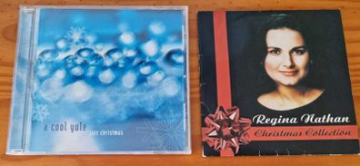 CD A Cool Yule - Jazz Christmas CD from 2000, VG condition + Regina Nathan Christmas collection.