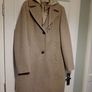 German brand Barbara Lebek - WOOL Coat - Taupe Cream - DE 38 UK 12 - BNWT RRP 230 Image 9